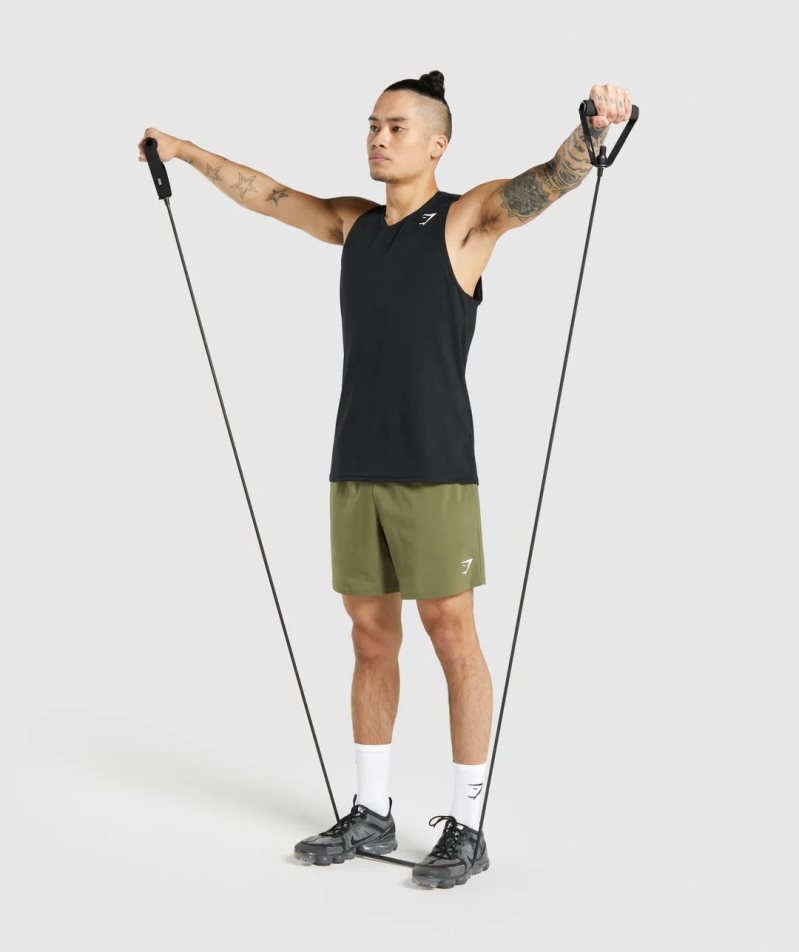 Men's Gymshark Arrival Shorts Olive | NZ 2TPKFI